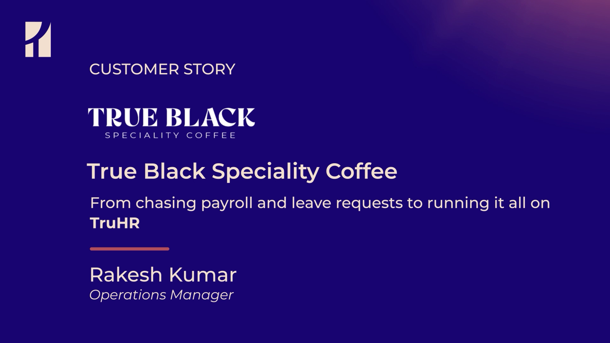 TruBlack Speciality Coffee testimonial video thumbnail